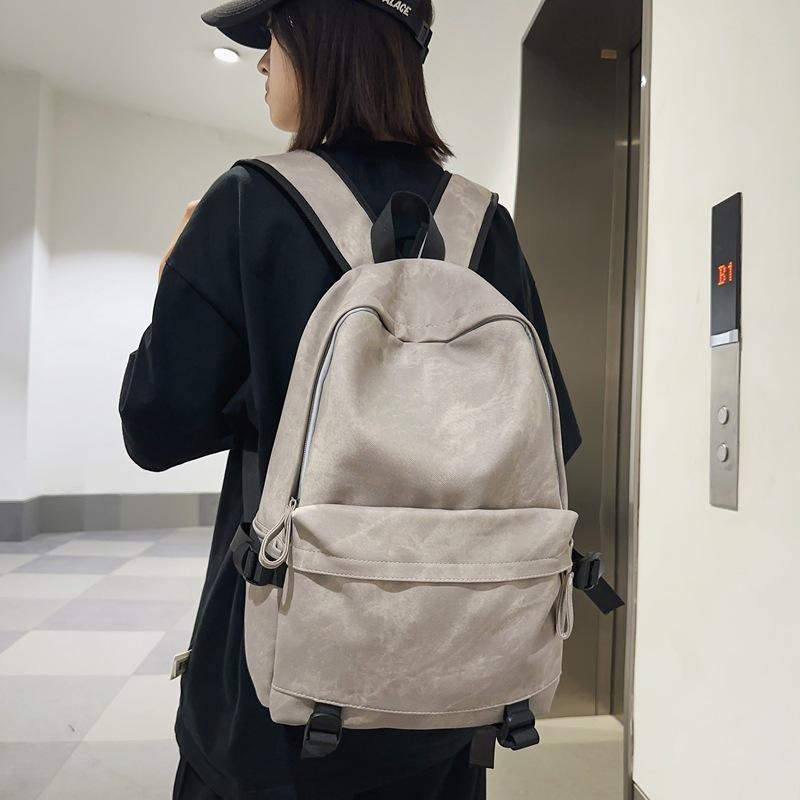 Schoolbag spring fashion new trendy unisex student schoolbag trendy Korean version large capacity leisure travel versatile backpack