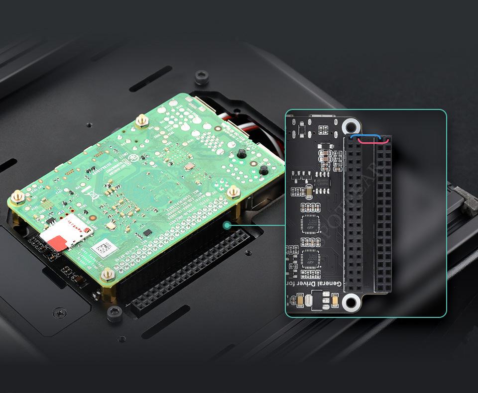 ESP32 Multifunction Expansion Board: WiFi, Bluetooth, Robot Driver, Compatible with Raspberry Pi & Jetson Nano