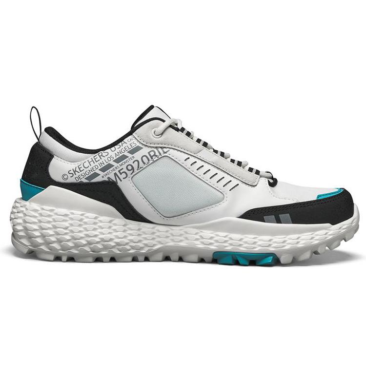 Skechers Monster Cushioned Comfort Mesh Synthetic Leather Low-Top Training Running Shoes Men's 51715