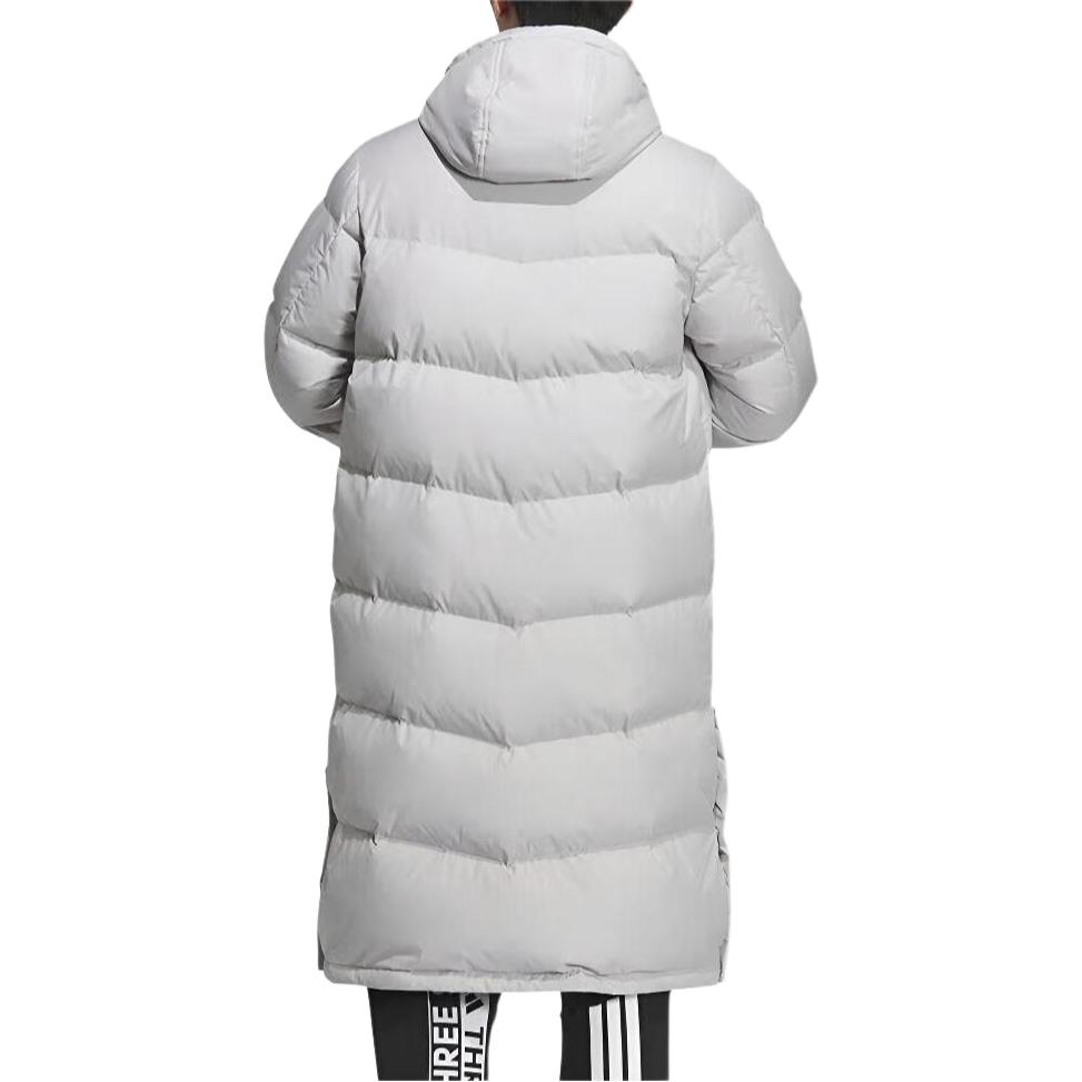 adidas Hooded Long Warm Water-Resistant Duck Down Jacket Unisex Jacket KQ5537