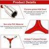 Y-Shaped 3 Way Socket Wrench Internal Hexagon Wrench,Bicycle Tire Lever for Outdoor Camping Bicycle Cycling Repair Tool