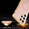 For Samsung Galaxy S26 Ultra Case Carbon Fiber Textured Electroplated TPU Phone Back Cover