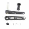 Aluminum Alloy Crankset CNC Machined Hollow Bike Lightweight 170mm Crank Arms for Cyclists,