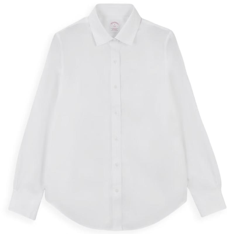 Brooks Brothers Women s Easy Care Solid Business Shirt S 6