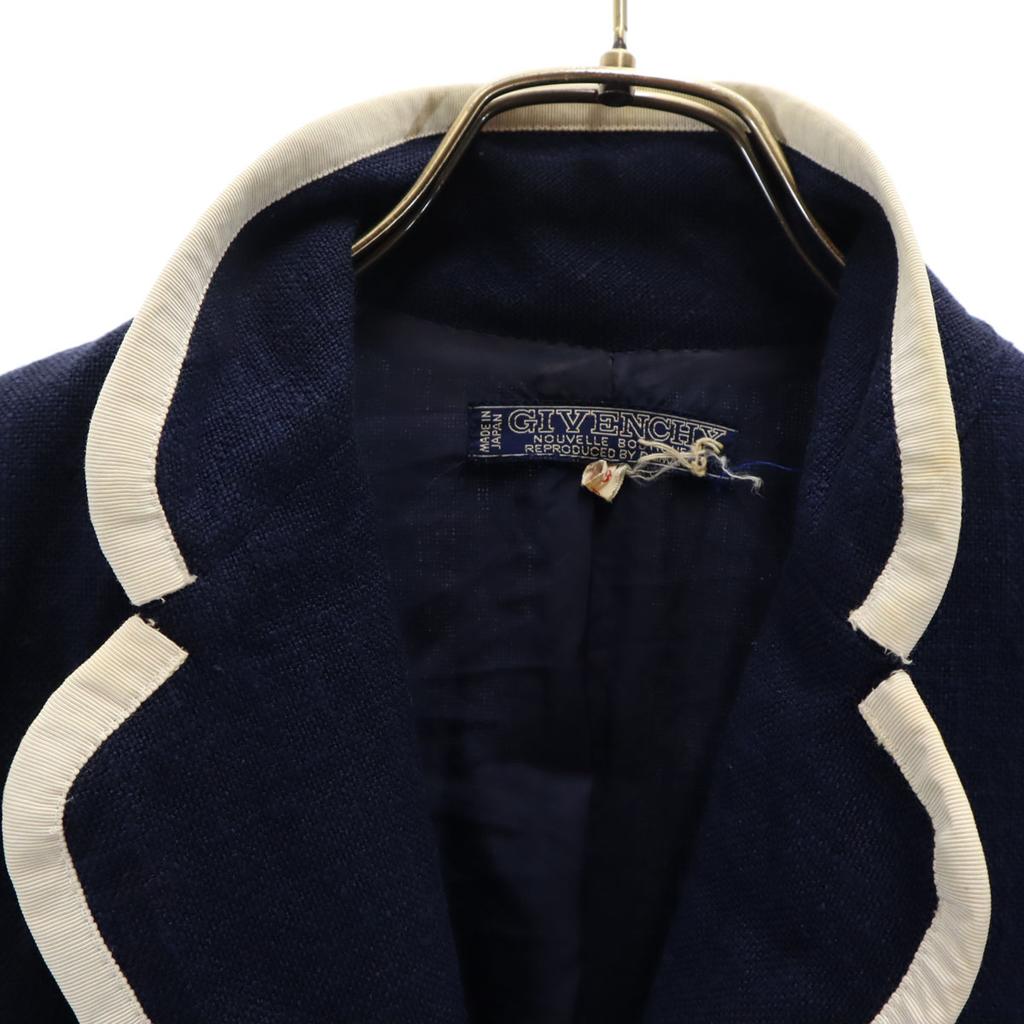 Givenchy 80s 90s Old Made In Japan Tailored Jacket 8 Blue Women Used