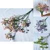 Fake Gypsophila Plastic Floral Bouquet For Wedding Photography Home Decoration