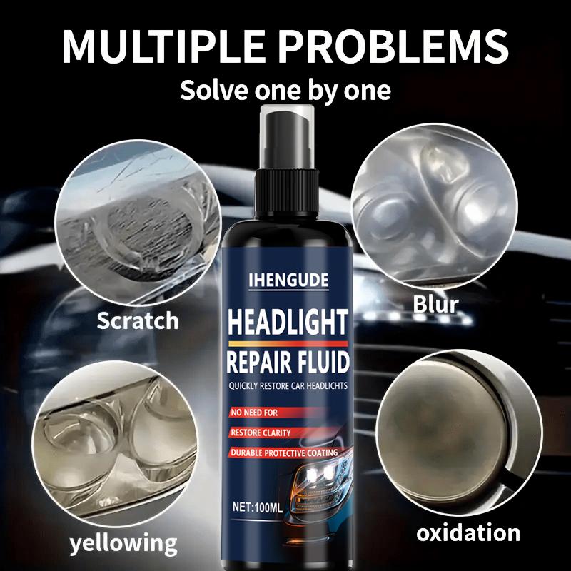 Car Headlight Repair Fluid - Anti-Yellowing/Scratch/Fogging and Oxidation Repair Age, Car Hea