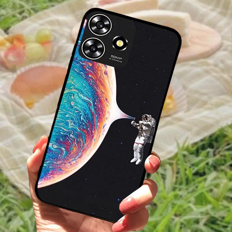 Für ZTE Blade V50 Smart Case Hülle Silikon Weich Marmor Schwarz Bumper Funda Coque für ZTE V50 Design 4G Schutz V50Smart