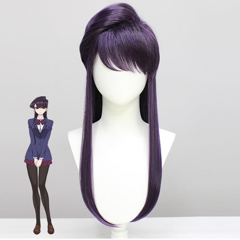 Komi Can't Communicate Komi Shōko Osana Najimi Parrucca Cosplay Fibra ad Alta Temperatura