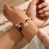 Adjustable Bohemian Style Bead Bracelet Vintage Retro Bracelet Fashion Elephant Bracelet  Women