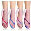 2 Paar 3D-Nageldruck-Socken Lustige Flip-Flop-Socken 3D-Muster-Socken Sandalen-Socken Kurz geschnitten Knöchel Narren-Socken - ein Scherzgeschenk