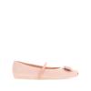 Ferragamo New Vara Flat Ballerina Shoes Pink