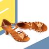 Buty do tańca latynoamerykańskiego damskie na wysokim obcasie jedwabne buty do tańca damskie miękka podeszwa buty do tańca na obcasie 8,5 cm dla dziewcząt buty do salsy buty do tańca towarzyskiego