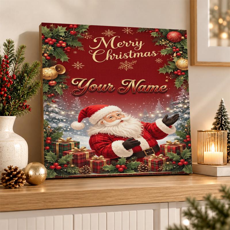 Christmas Custom Name Text 5D Diamond Painting Kit DIY Full Drill Diamond Art Decoration