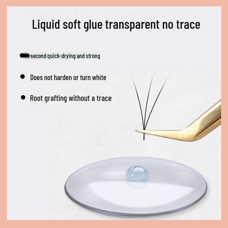 Eyelash Extension Clear Quick-Dry Glue: 60-Day, Non-Irritating, Special Ice Jelly Formula