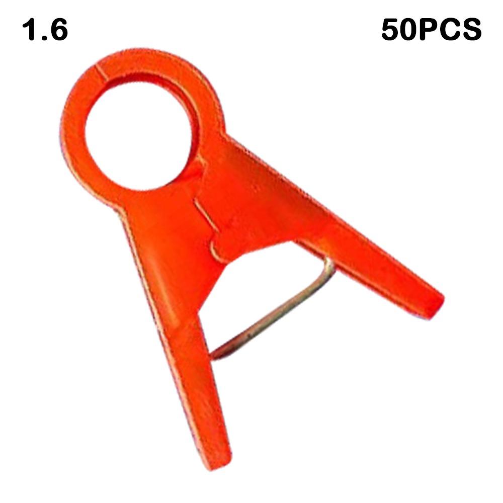 

50 шт. Пластмасовий затискач для щеплення рослин Садові інструменти Приладдя для посадки Новий садовий затискач для щеплення 1.6