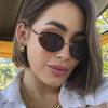 New Stylish Metal Frame Sunglasses for Women Sexy Small Frame Round Punk Sun Glasses Female Men Vintage Eyewear Shades Uv400