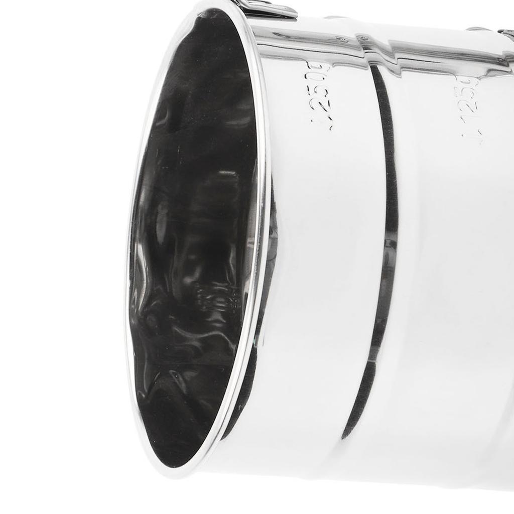 Handlicher manueller Mehlsieb aus Edelstahl Sieb Küchenbackwerkzeug