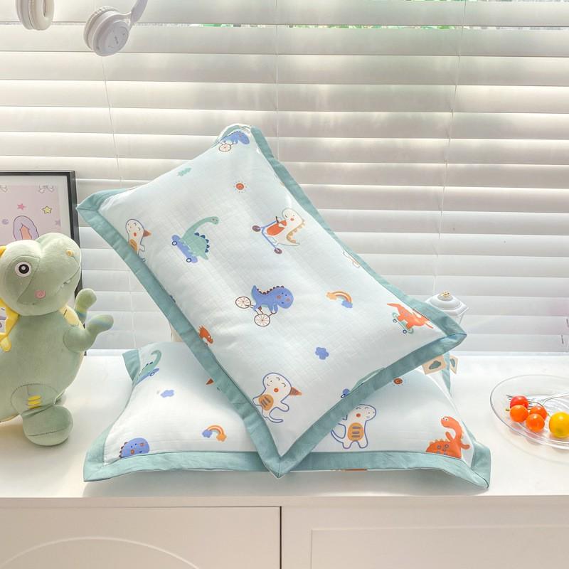 Soft Cotton Muslin Pillowcase Kids Toddlers Baby 30x50cm 35x55cm 40x60cm A-Grade Hypoallergenic Single Pillow Cover