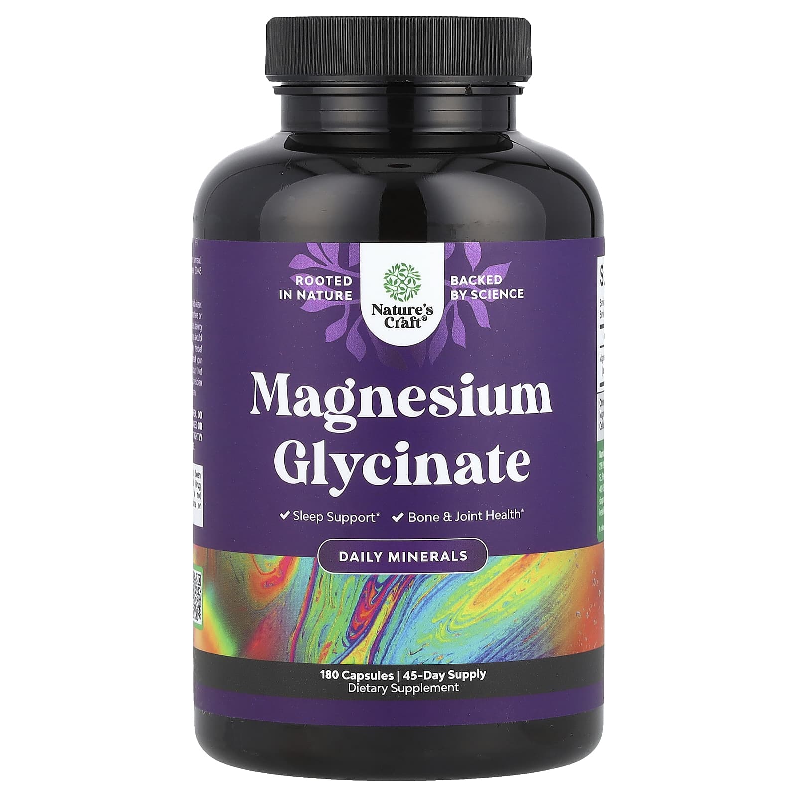 

Nature S Craft, Magnesium Glycinate, 180 Capsules (100Mg per Capsule)