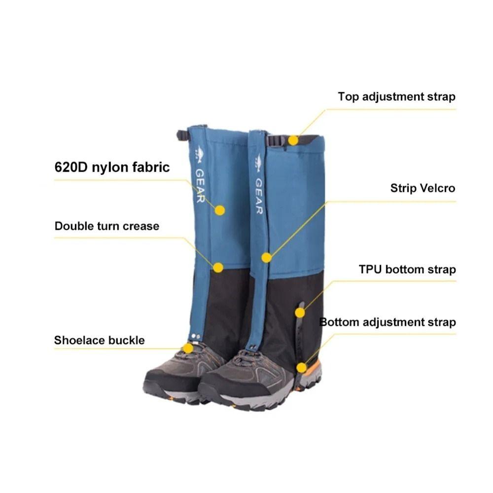 Foot Cover Leg Warmers Waterproof Legging Shoes Skiing Hiking Leg Gaiter Winter Tourist