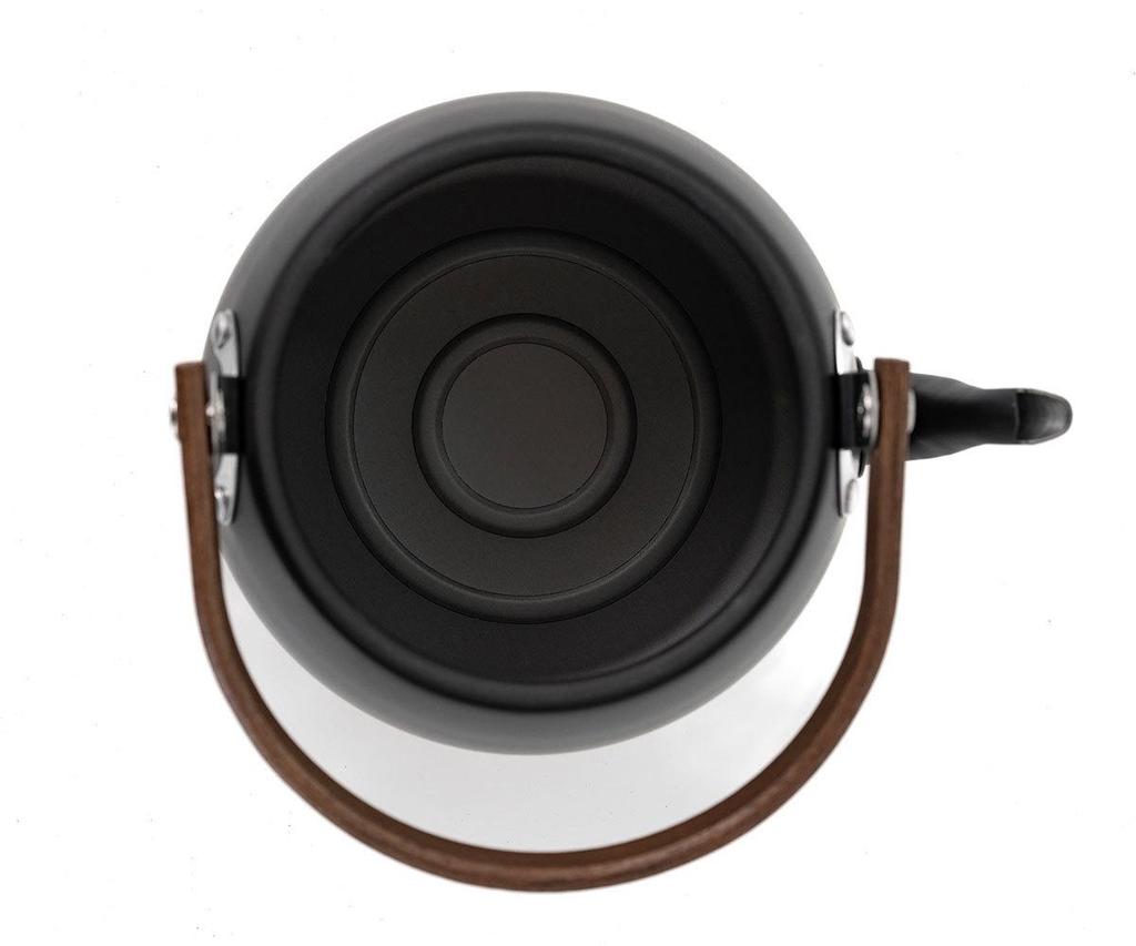 Aluminum Alloy Wood Handle Camping Teapot – Portable Kettle for Boiling Water, Tea, and Coffee