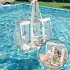 PVC Swimming Beach Bag Transparent Toiletry Bag Summer Travel Clothing Storage Bag