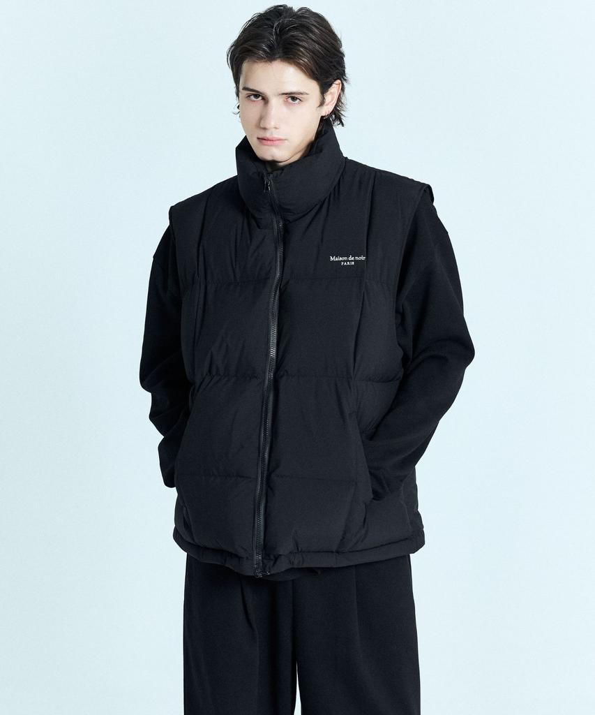 Maison De Noir Emblème Quilted Duck Down Vest