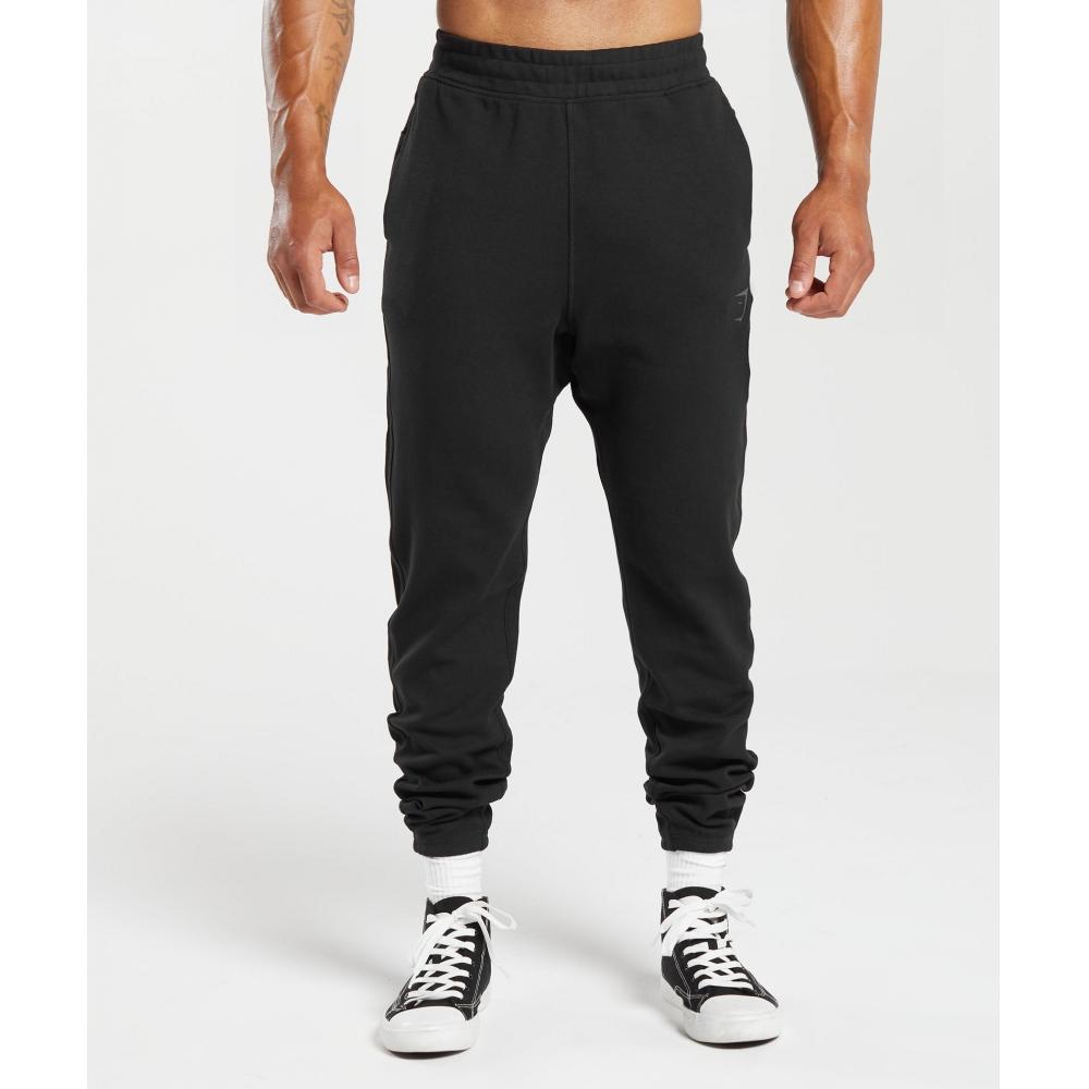 

Джоггеры GYMSHARK Bold, черные A4A7Y BB2J