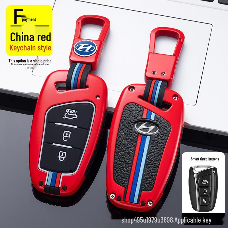 Custom Key Cover for Beijing Hyundai Santa Fe & Grand Santa Fe (2015 Models)