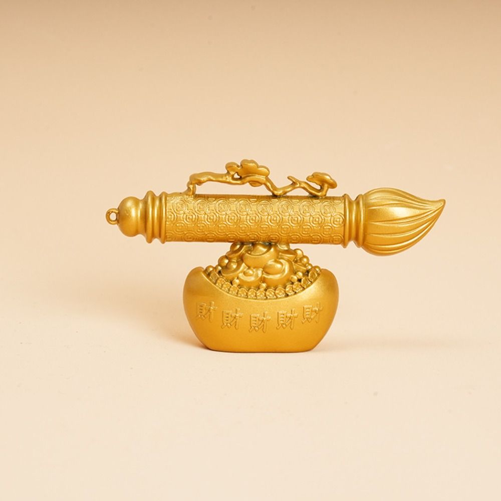 Yuanbao Element Välstånd Skrivbordsdekoration Zink Zinklegeringsmaterial Yuanbao Drakhantverk Hemdekoration