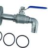 Drum Faucet Dn50 Stainless Steel 90 Degree 2" Stainless Steel Barrel Faucet