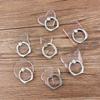 Clear Cat Finger Ring Mobile Phone Stand Holder For iPhone XS Huawei Samsung Cell Smart Round Phone Ring Holder Car Mount Stand