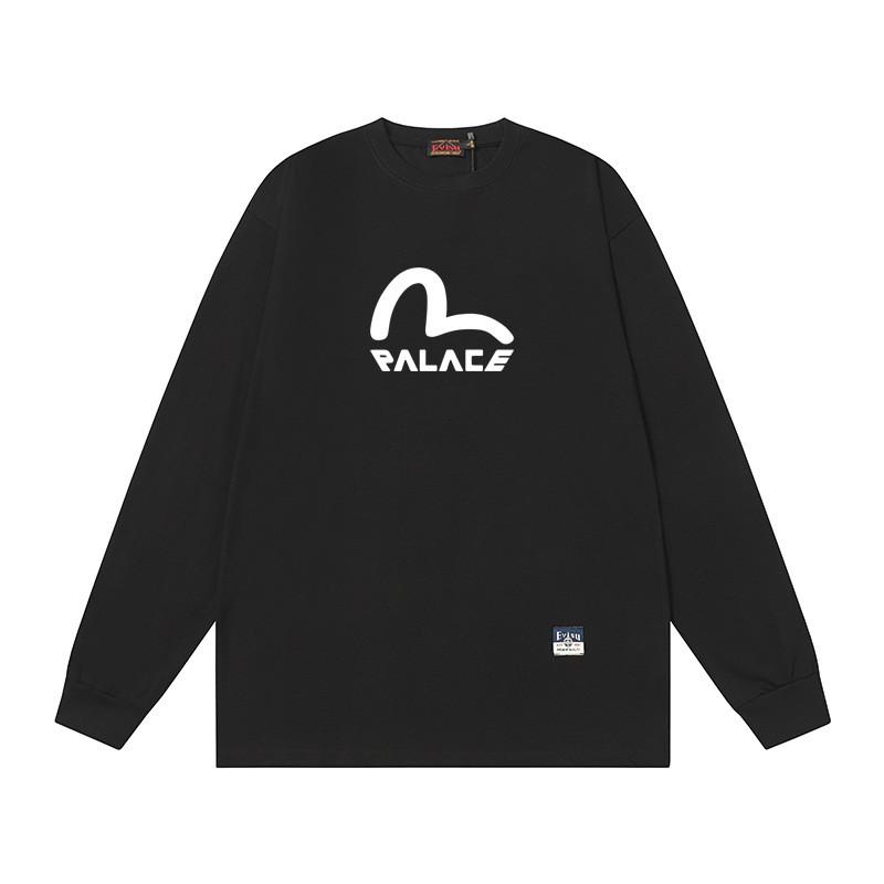 EV God Da M Print Long Sleeve T Shirt Men Women Loose Casual