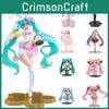Hatsune Miku Cartoon Virtual Singer Manga Statue Figurines Stunning Collectible Model Toy