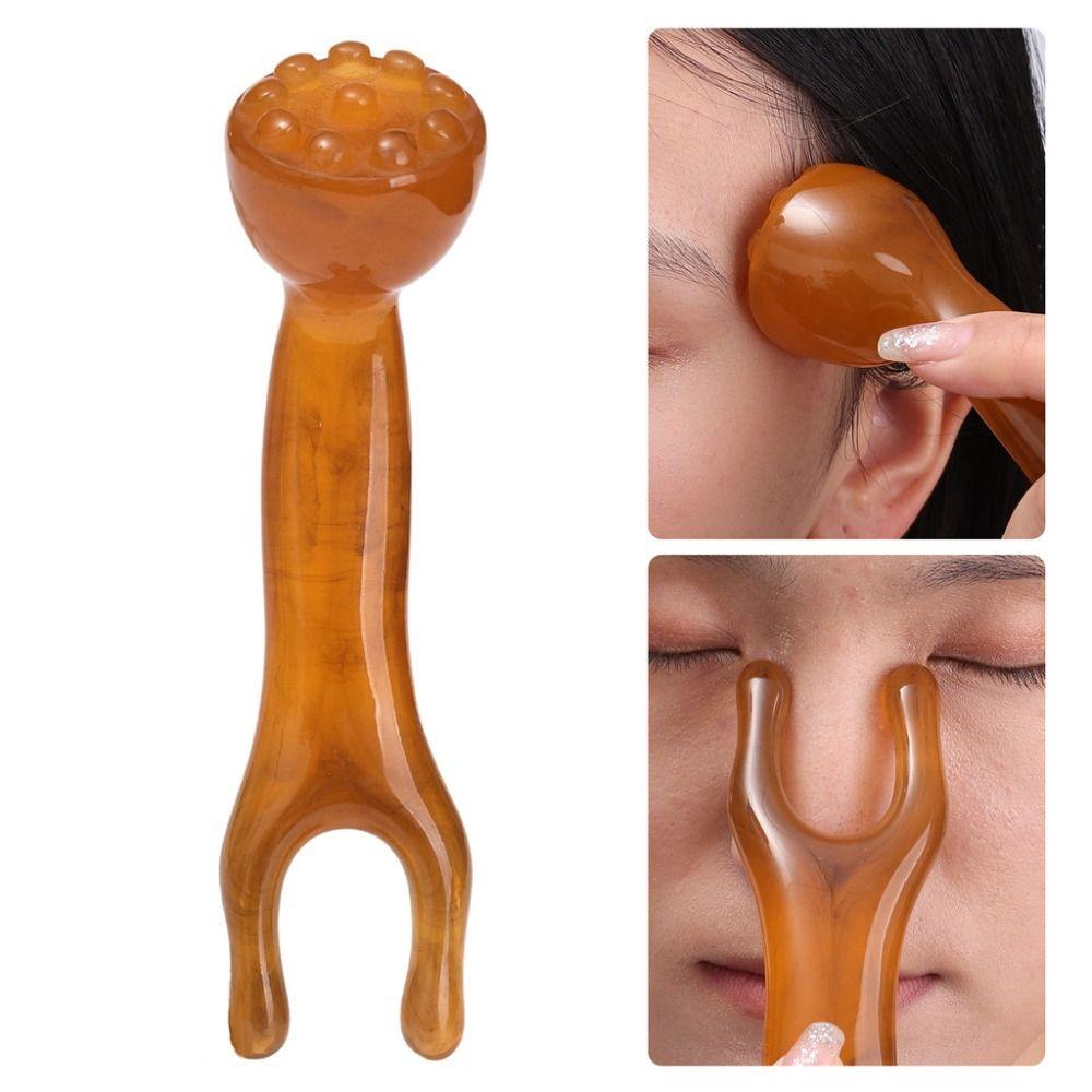 Acupunctur Trigger Design Resin Massager Head Massager  for Relieve Muscle Tension Boost Blood Flow
