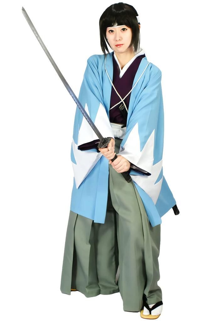 Hakuoki Shinsengumi Uniform Haori and Headband Cosplay Costume [NOOLOR] (Free Size)