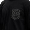 Coach Pattern Printed Pullover Round Neck Drop Shoulder Long Sleeve T-Shirt Men T-Shirts Black CO788-BLK