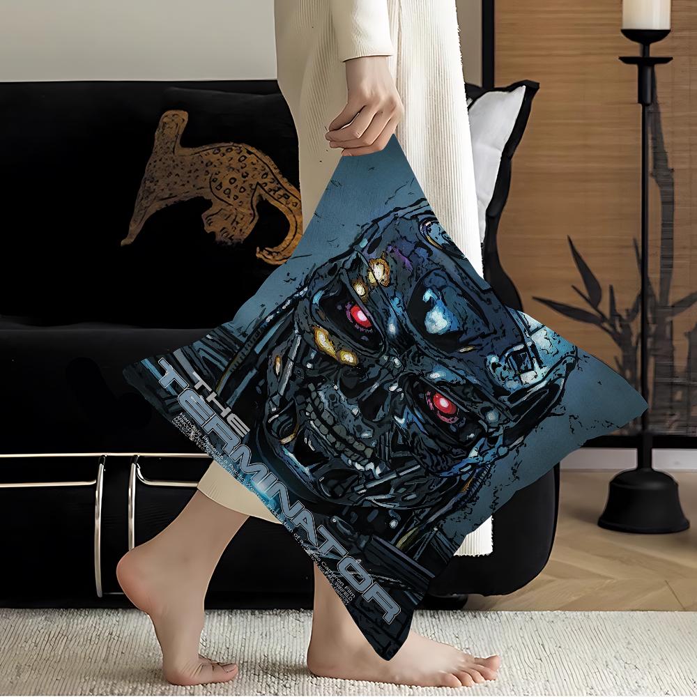 Movie T-TERMINATOR Cushion Cover Pillow Cover Decor Pillowcase Printed Cushion Case For Couch
