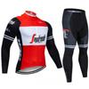 Winter Thermal Cycling Jersey Mountain Biking Breathable Fleece-Lined Wind-Resistant Performance Apparel