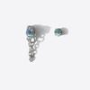 Rush Off Aurora Cubic Chain Earrings (Titanium Posts)
