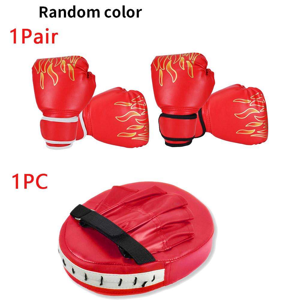 2/1PCS Kick Boxing Gloves Pad Punch Target Bag Men PU Karate Muay Thai Free Fight Sanda Training Adults Kids Equipment Accessory
