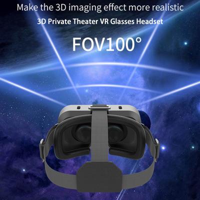 VR 3D okuliare Priedušné HD-kompatibilné Šošovky na ochranu očí Video príslušenstvo