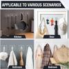 Self Adhesive Hooks,Extra Strong Sticky Hooks for Hanging,Heavy Duty Stick On Hooks,Wall Mounted Hooks for Bathroom,Kitchen,Closet,Office,Hanging