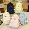 Schoolbag1011 New Schoolbag Women's High-value Lightweight Campus Large-capacity Backpack Middle and High School Students Durable Backpack