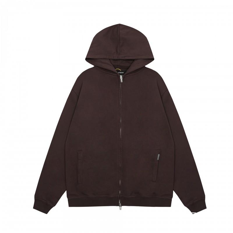 Mens Oversized Hooded Zip-Up Sweatshirt Streetwear Cotton Pullover Casual Long Sleeve Hoodie Fall