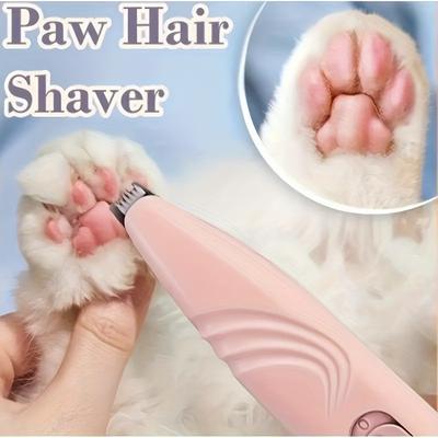 Dog Paw Trimmer, Cordless Electric Small Pet Grooming Scissors, Low Noise, for Trimming Hair Around Paws, Eyes, Ears, Face, and Buttocks