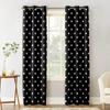 Polka Dot Black And White Simple Blackout Curtains For Living Room Window Curtains For Bedroom Kitchen Curtains Drapes Blinds