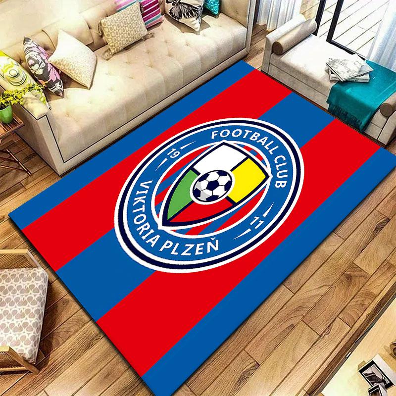 FC Viktoria Plzen Carpet Rug for Living Room Bedroom Home Sofa Decoration,Kids Play Non-slip Floor Mat