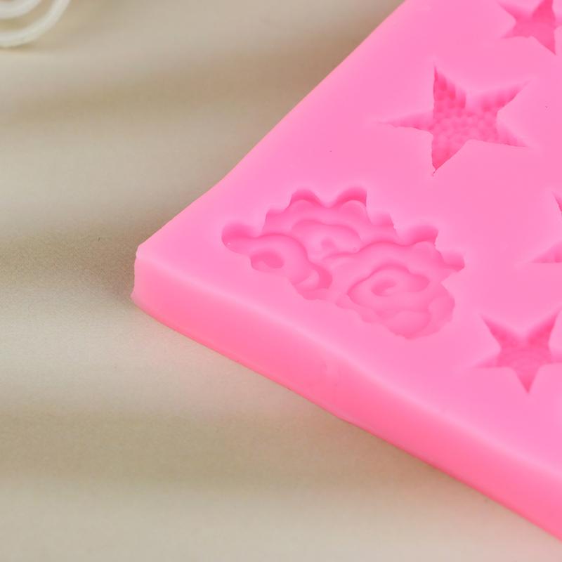 1Pc Fondant Silicone Cake Mold Cloud Star Moon Chocolate Molds Clouds Mould Cake Decorating Accessories Diy Tools